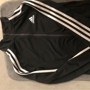 Adidas Black Zip-Up Jacket